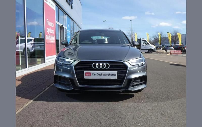 Used Audi A3 S-Line 150 HP (110 kW) 2018 Grey Sedan