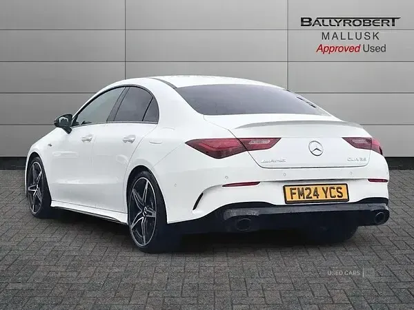 Used Mercedes CLA35 AMG Premium 306 HP (225 kW) 2024 White Coupe