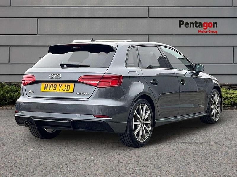 Used Audi A3 Black Edition 113 HP (83 kW) 2019 Grey Sedan