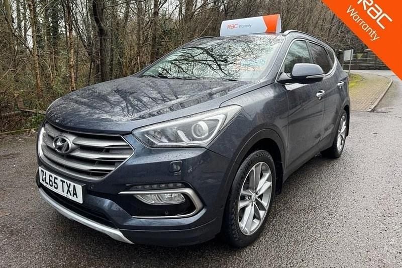 Used Hyundai Santa Fe Premium SE 2015 Blue SUV