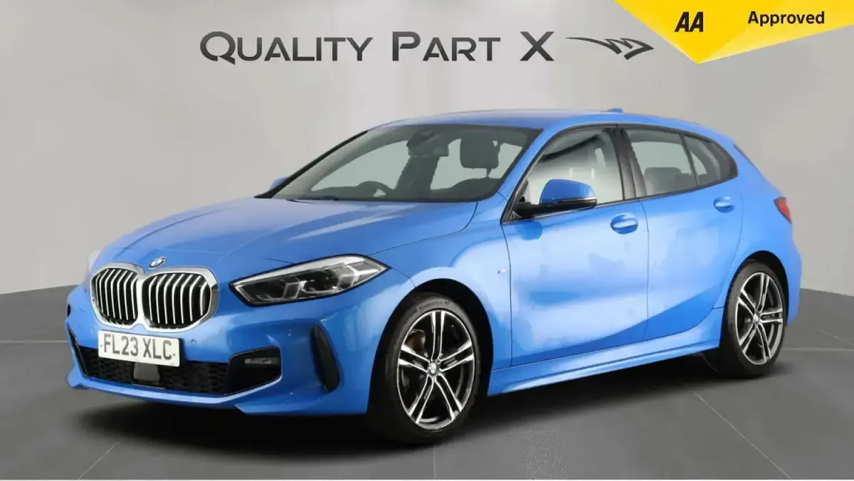 Used BMW 118 M Sport 136 HP (100 kW) 2023 Blue Hatchback