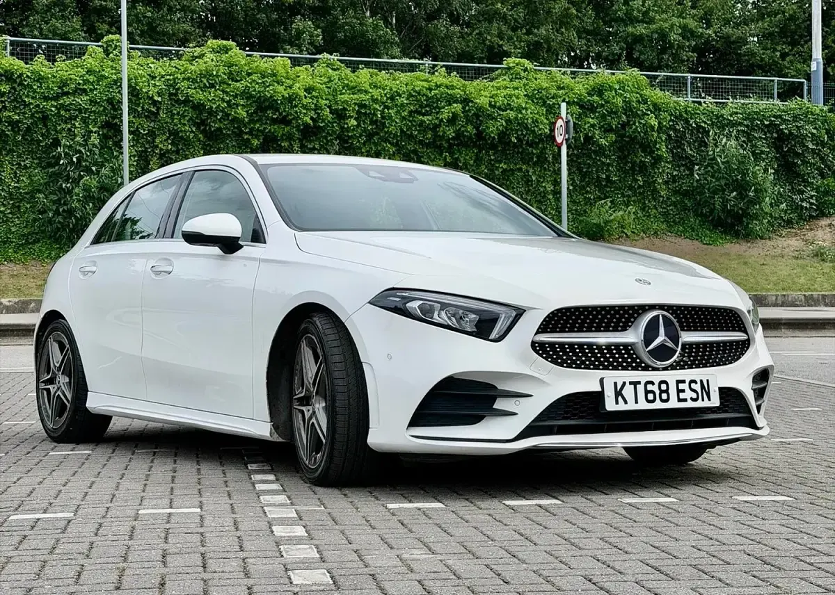Used Mercedes A200 AMG Line Premium 2019 White Hatchback