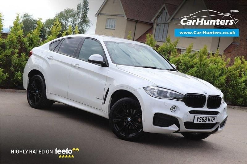 Used BMW X6 M Sport 258 HP (189 kW) 2018 White SUV