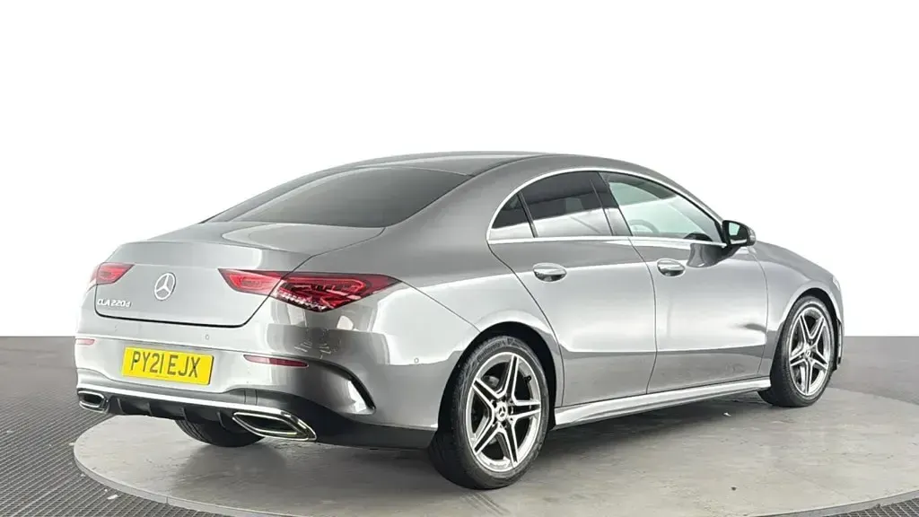 Used Mercedes CLA220 AMG Line Premium 190 HP (139 kW) 2021 Grey Coupe