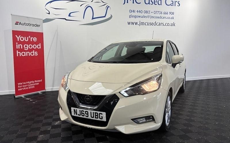 White Used 2019 Nissan Micra Acenta Hatchback | £6,995 (Fair price) - Image 1/3