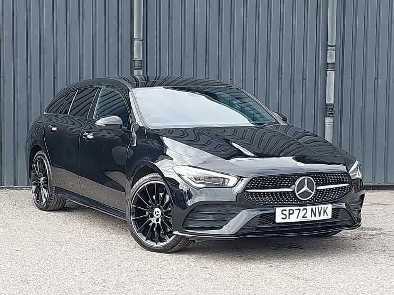 Black Used 2022 Mercedes CLA250e AMG Line Premium Plus Sedan | £23,798 (Fair price) - Image 1/4