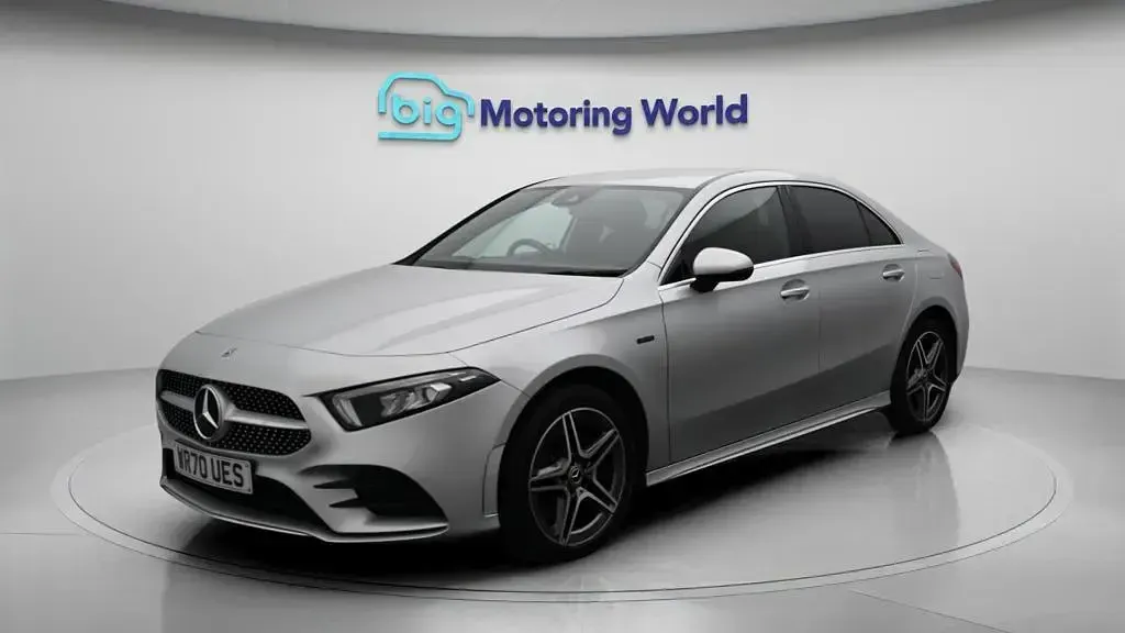 Used Mercedes A250 AMG line 259 HP (190 kW) 2020 Silver Sedan