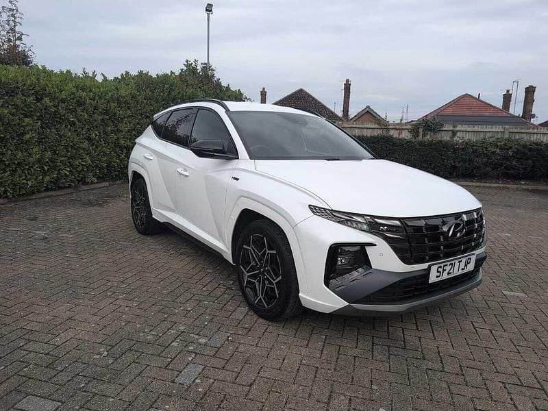 White Used 2021 Hyundai Tucson N Line SUV | £19,990 (Expensive) - Image 1/4