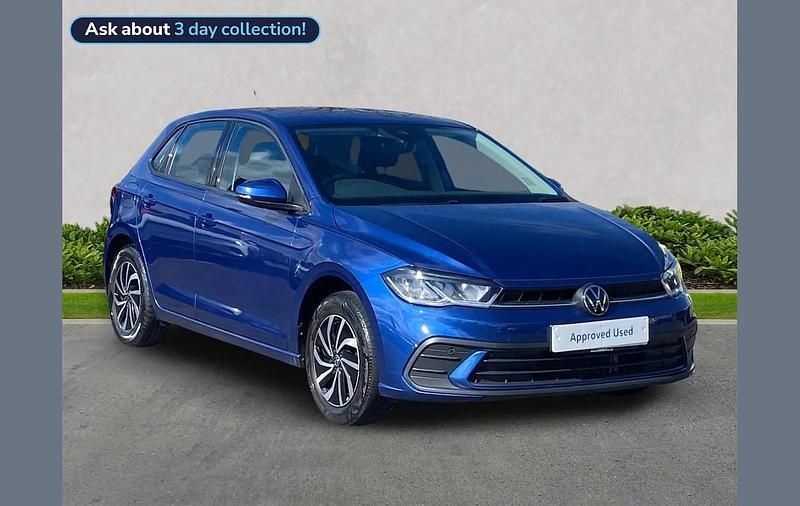 Used VW Polo Life 95 HP (69 kW) 2023 Blue Hatchback
