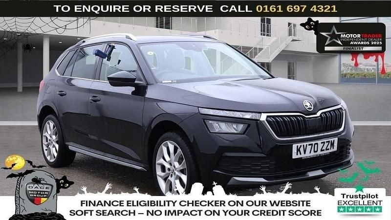Black Used 2020 Skoda Kamiq SE L SUV | £12,970 (Fair price) - Image 1/3