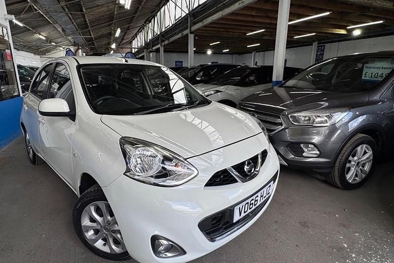 White Used 2016 Nissan Micra Acenta Hatchback | £6,495 (Fair price) - Image 1/1