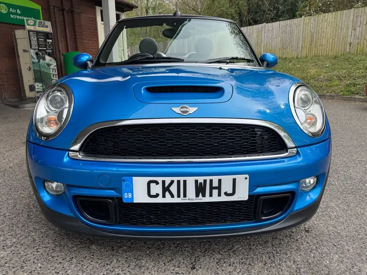 Begagnad Mini Cooper S Cabriolet 184 HK (135 kW) 2011 Blå Cab