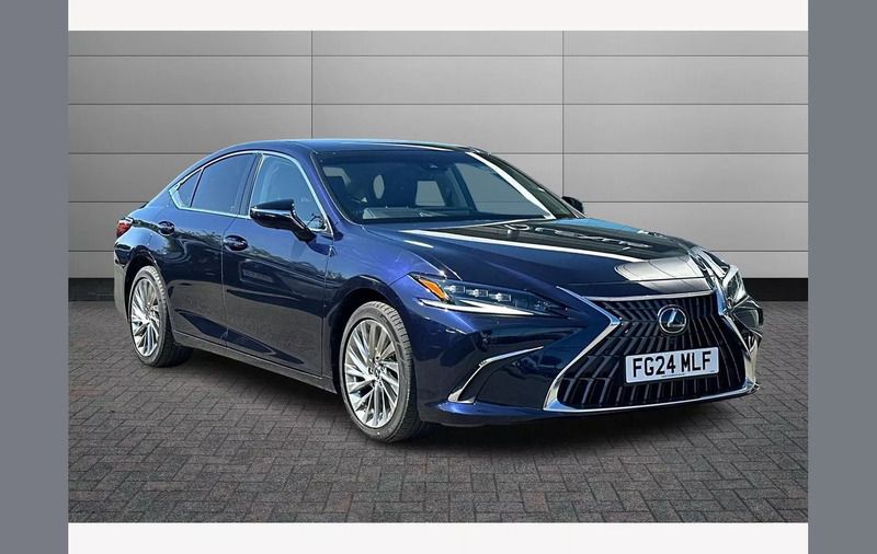 Deep blue Used 2024 Lexus ES300H Sedan | £40,695 - Image 1/4