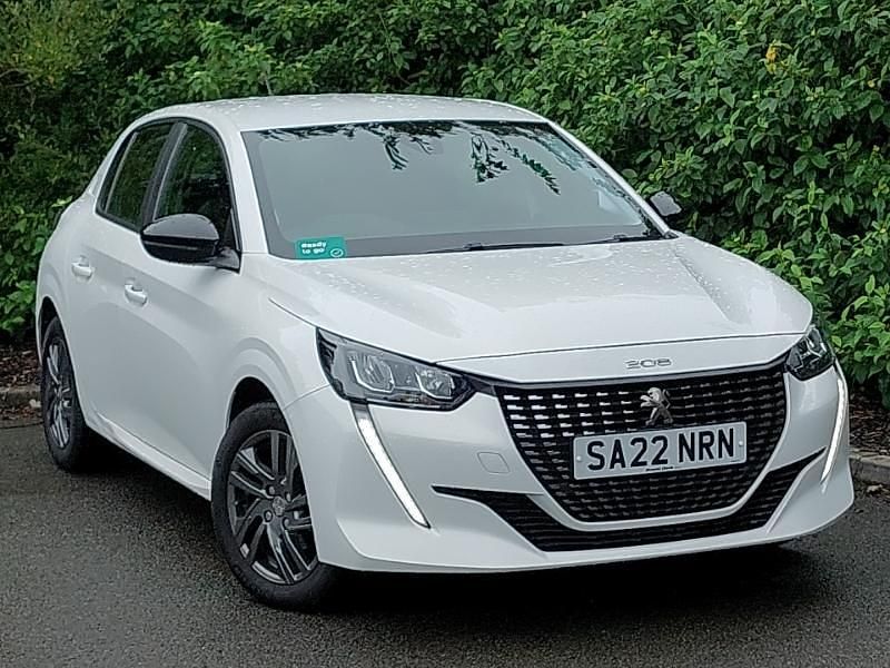 White Used 2022 Peugeot 208 Active Premium Hatchback | £13,698 (Fair price) - Image 1/4