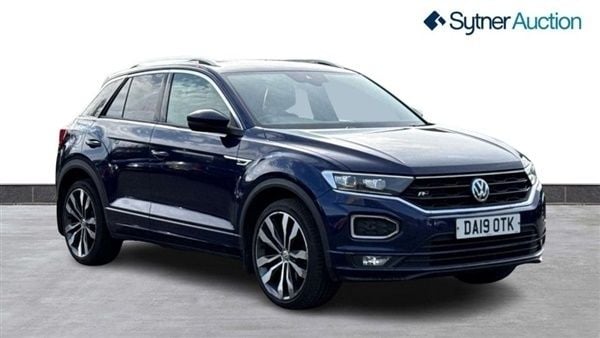 Blue Used 2019 VW T-Roc R-line SUV | £13,499 (Fair price) - Image 1/1