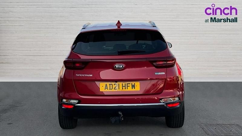 Used Kia Sportage 136 HP (100 kW) 2021 Red SUV