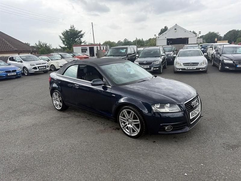 Used Audi A3 Cabriolet S-Line 160 HP (117 kW) 2012 Blue Cabriolet