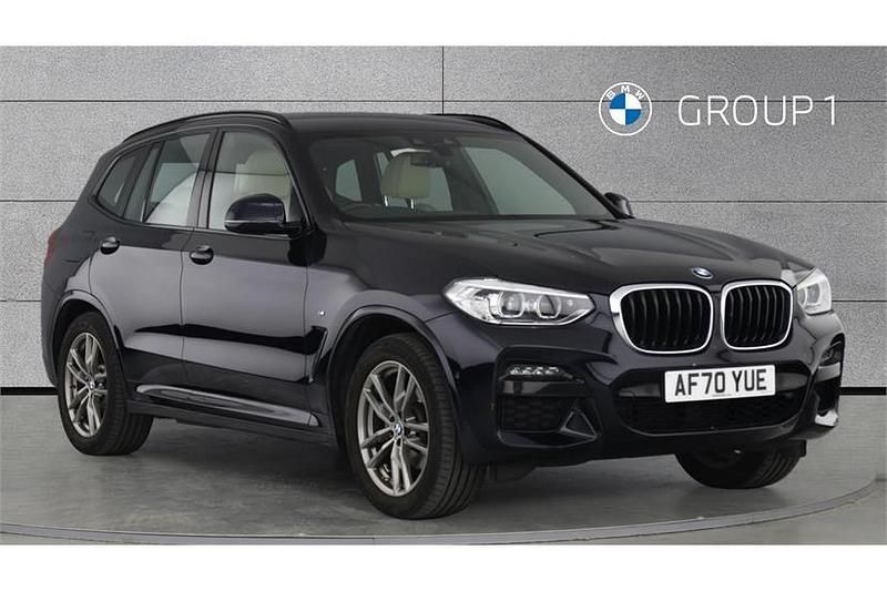 Carbon black Used 2020 BMW X3 M Sport SUV | £28,890 (Good price) - Image 1/4