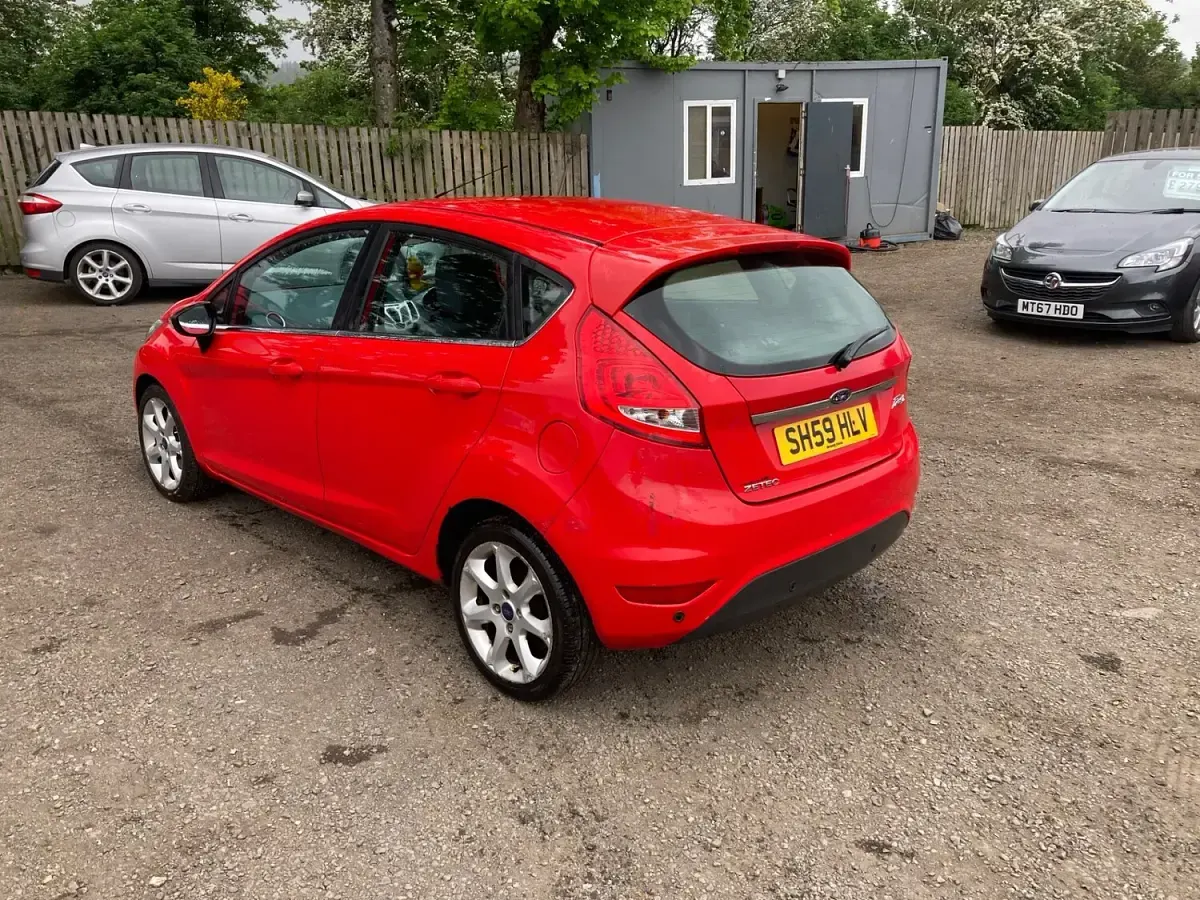 Used Ford Fiesta Zetec 2009 Red Hatchback