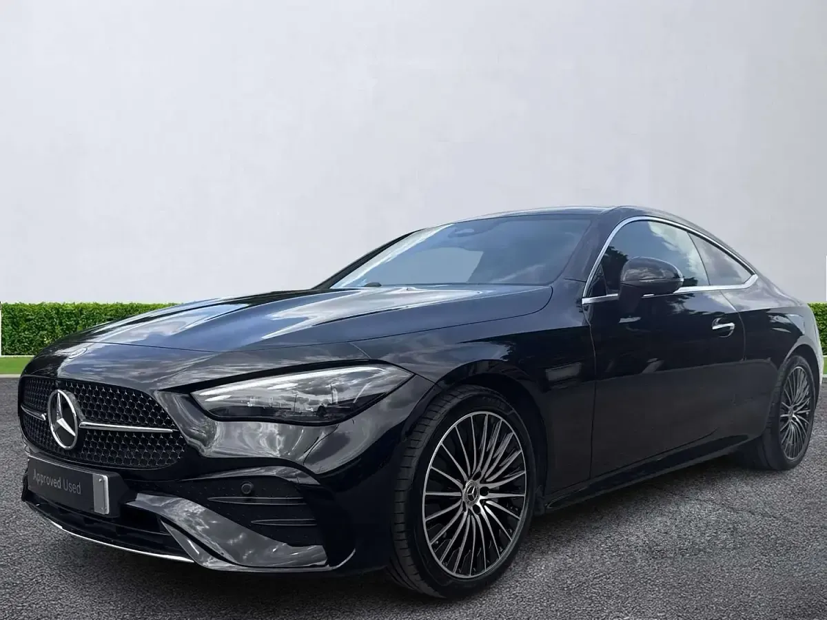 New Mercedes CLE300 AMG Line Premium 2026 Black Coupe