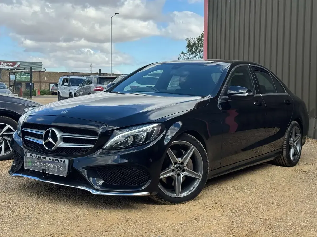 Used Mercedes C220 AMG line 2017 Black Sedan