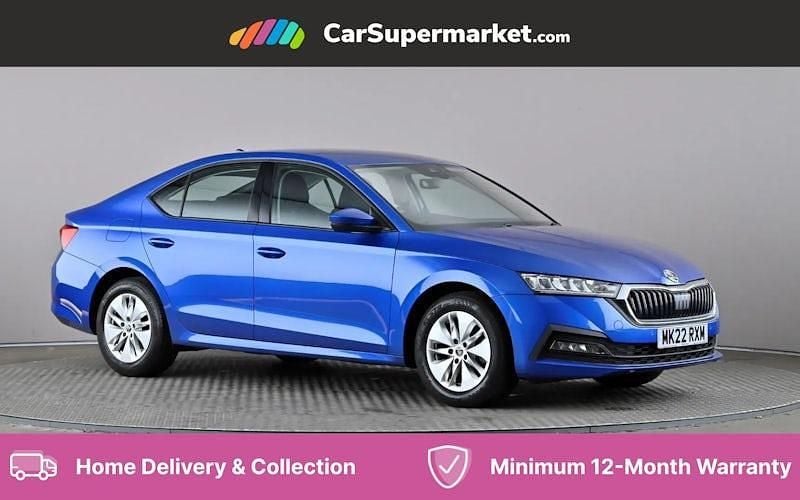 Blue Used 2021 Skoda Octavia SE Technology Hatchback | £15,197 (Fair price) - Image 1/4
