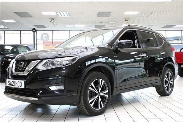 Black Used 2021 Nissan X-Trail SE SUV | £17,990 - Image 1/4