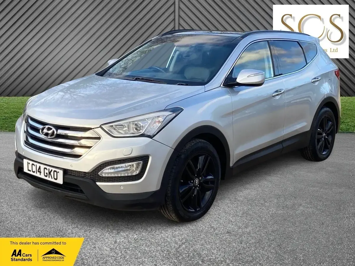 Używany Hyundai Santa Fe Premium SE 2014 Srebrny SUV
