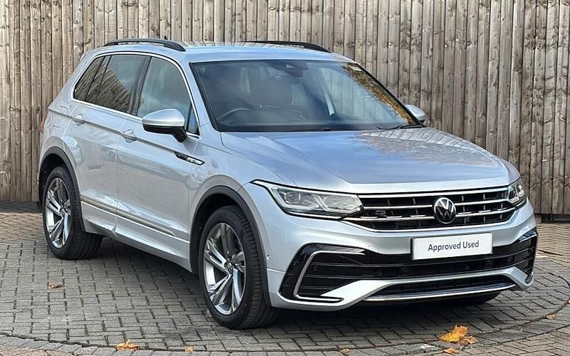 Silver Used 2023 VW Tiguan R-line Edition SUV | £26,399 (Fair price) - Image 1/3