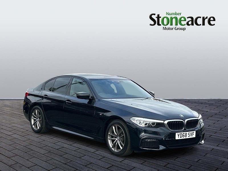 Black Used 2018 BMW 520 M Sport Sedan | £19,650 (Good price) - Image 1/4