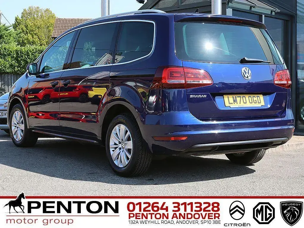 Used VW Sharan SE 150 HP (110 kW) 2020 Blue MPV