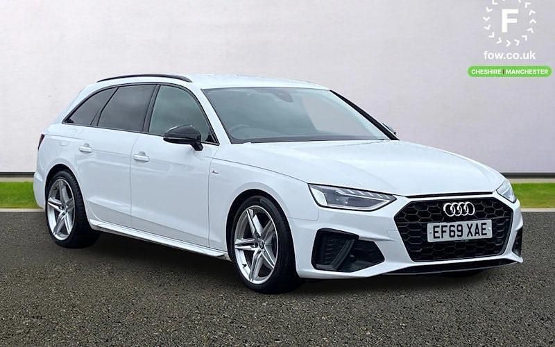 Used Audi A4 Black Edition 150 HP (110 kW) 2020 White Estate