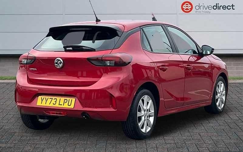 Used Vauxhall Corsa Design Edition 101 HP (74 kW) 2023 Red Hatchback