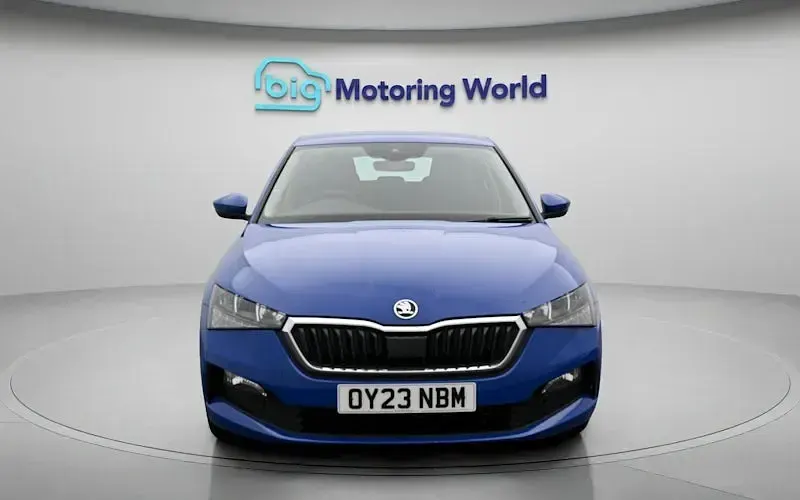 Used Skoda Scala SE Technology 95 HP (69 kW) 2023 Blue Hatchback