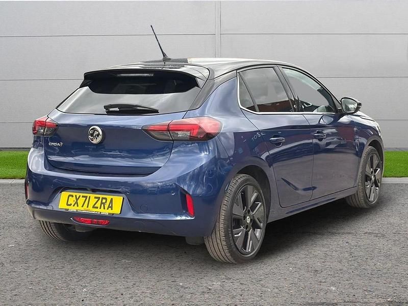 Used Vauxhall Corsa-e Elite 98 kW (134 HP) 2021 Blue Hatchback