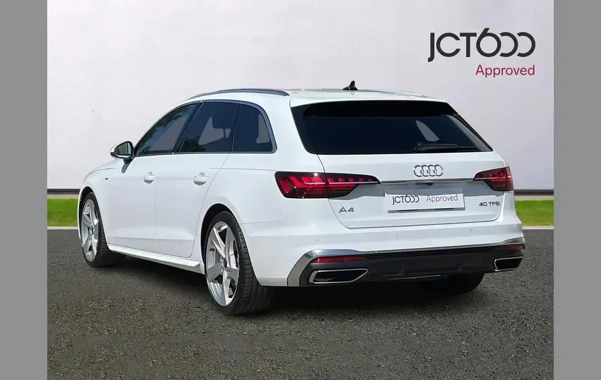 Used Audi A4 S-Line 200 HP (147 kW) 2023 White Estate
