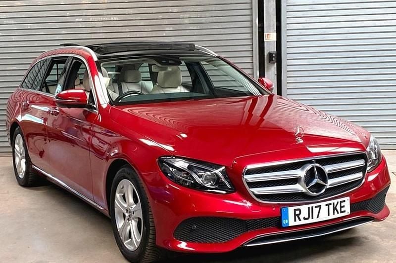 Red Used 2017 Mercedes E220 Premium Plus Estate | £16,950 (Expensive) - Image 1/1