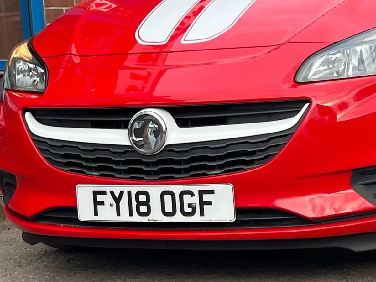 Used Vauxhall Corsa 73 HP (53 kW) 2018 Red Hatchback
