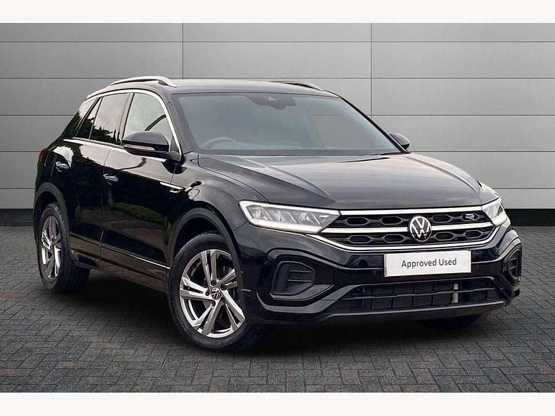 Black Used 2025 VW T-Roc R-line SUV | £28,795 (Fair price) - Image 1/3