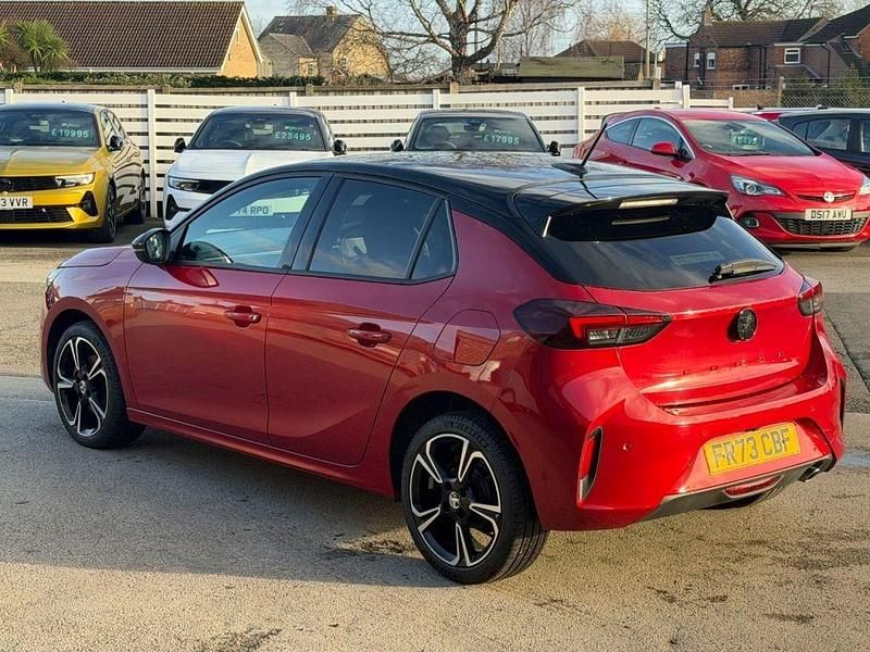 Used Vauxhall Corsa S 99 HP (72 kW) 2023 Red Hatchback