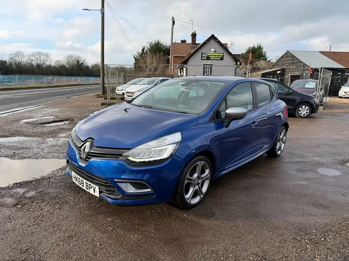 Used Renault Clio GT-Line 90 HP (66 kW) 2019 Blue Hatchback