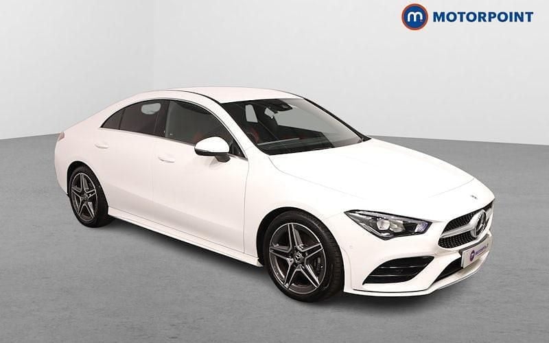 White Used 2022 Mercedes CLA180 AMG line Sedan | £23,099 (Good price) - Image 1/4