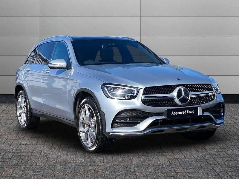 Silver Used 2022 Mercedes GLC300 AMG Line Premium SUV | £35,990 (A bit pricey) - Image 1/4