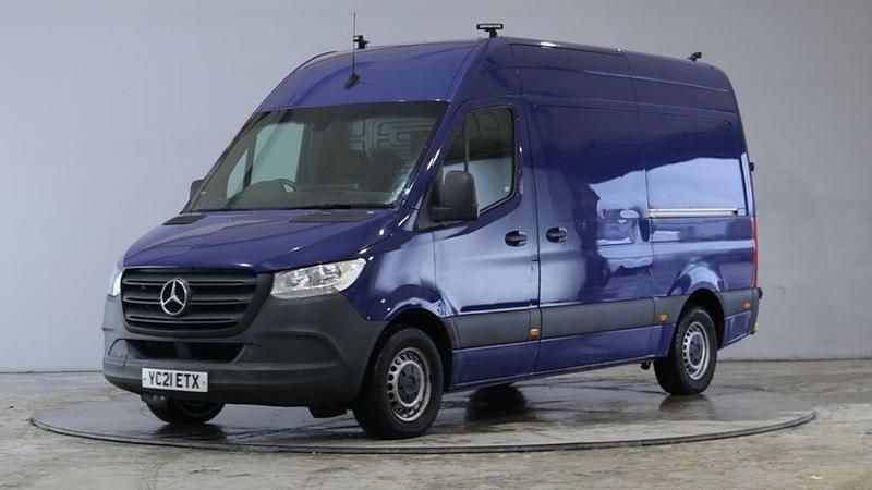 Used Mercedes Sprinter Progressive 148 HP (108 kW) 2021 Blue Van