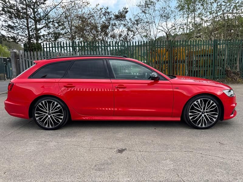 Begagnad Audi A6 Black Edition 190 HK (139 kW) 2018 Röd Kombi