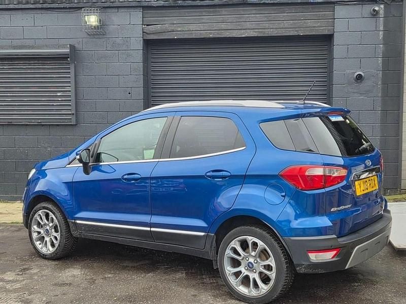 Used Ford Ecosport Titanium 125 HP (91 kW) 2018 Blue SUV