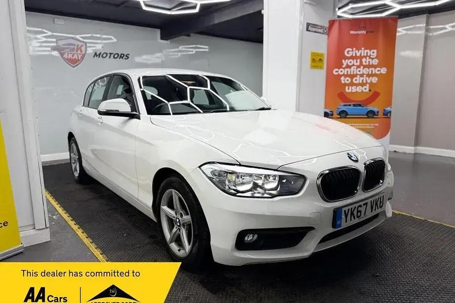 Used BMW 116 Impressive 116 HP (85 kW) 2017 White Hatchback
