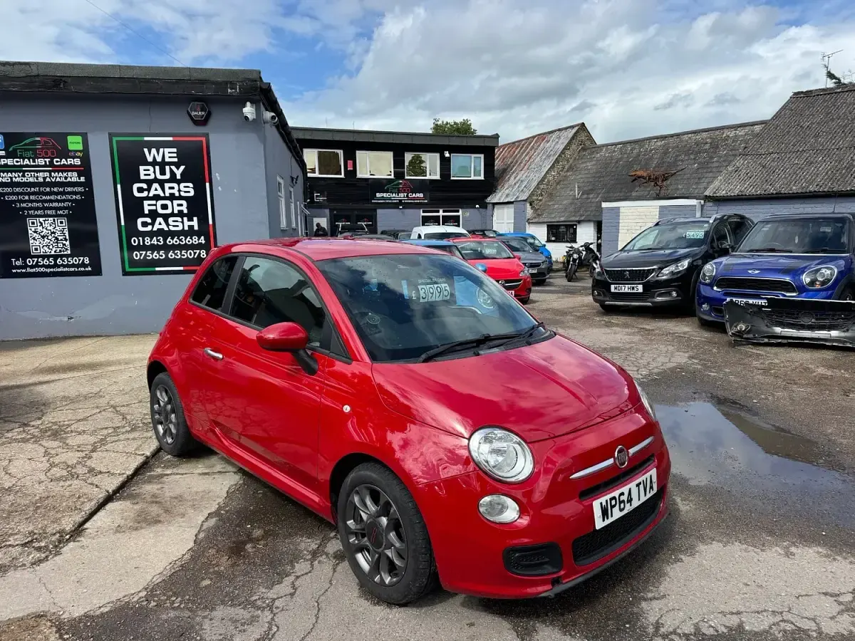 Used Fiat 500 S 69 HP (50 kW) 2014 Red Hatchback