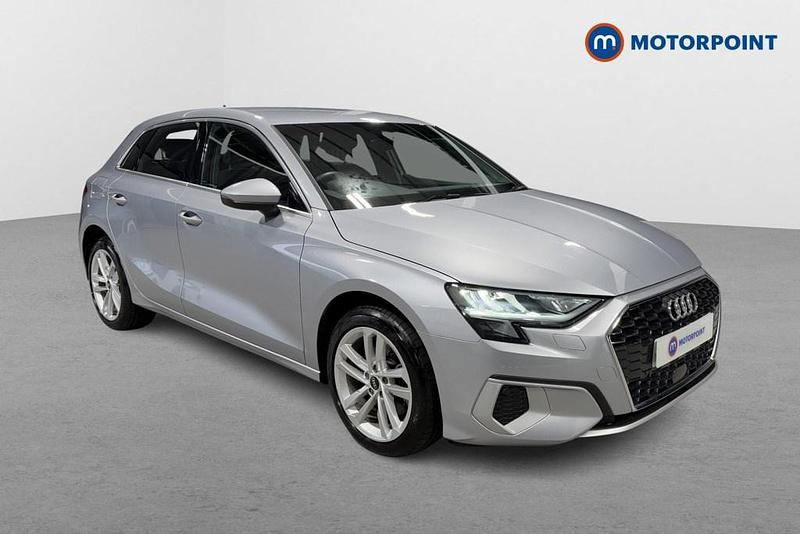 Silver Used 2022 Audi A3 e-tron Sport Hatchback | £19,299 (Fair price) - Image 1/4
