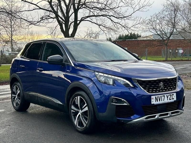Used Peugeot 3008 GT-line 120 HP (88 kW) 2017 Blue SUV
